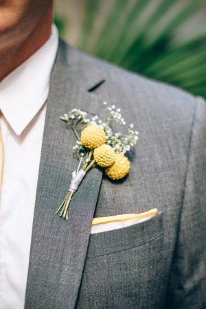 Groom boutonniere - Sowing Clover Photography