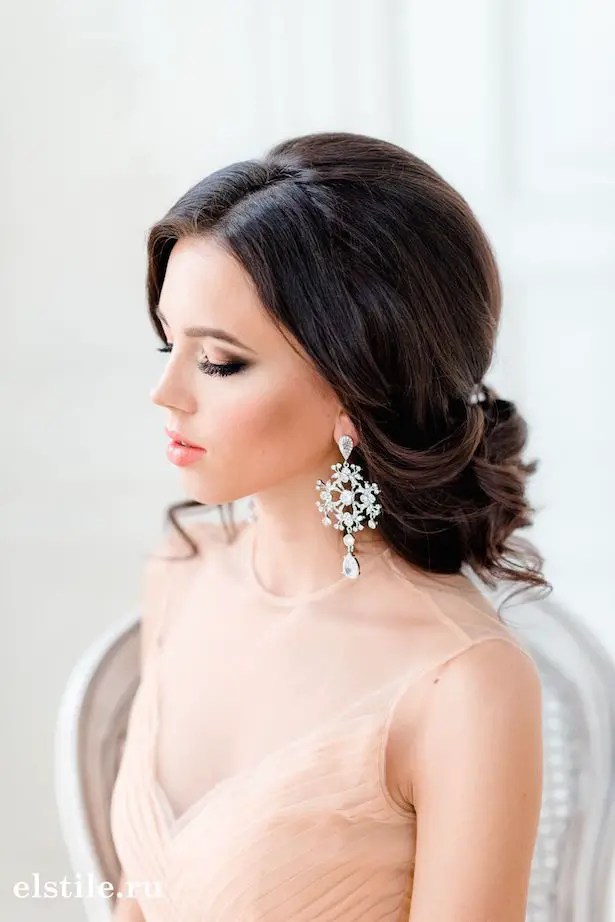 Bridal updo hairstyle best sale