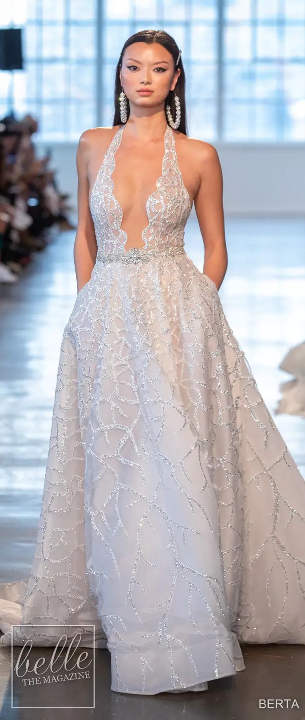 NYBFW Wedding Dresses by BERTA Bridal Couture Collection Spring 2020 Belle The Magazine