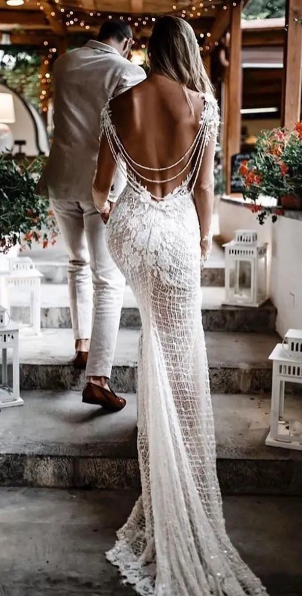 Hollywood Glamour Wedding Dress | On Trend Bride | Isla B Bridal