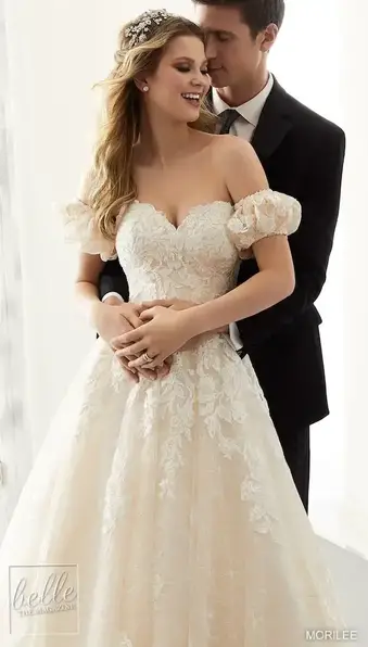 Mori lee off the shoulder wedding dress new arrivals
