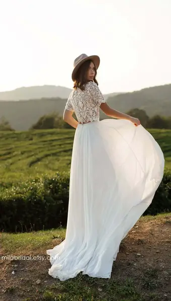 Simple stunning wedding dresses on sale