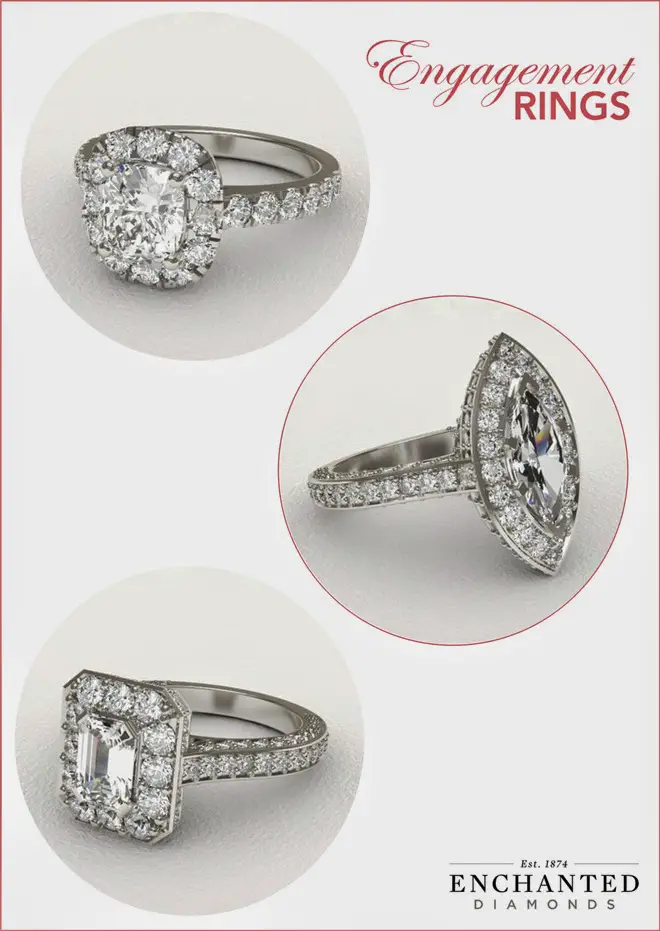Enchanted Diamonds Stylish and Affordable Engagement Rings Belle