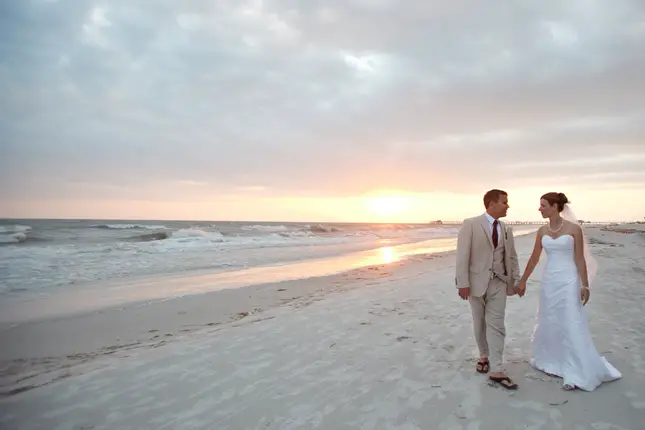 beach wedding photo props