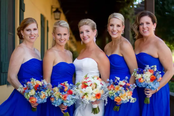 Blue + Orange Sonoma Wedding - Belle The Magazine