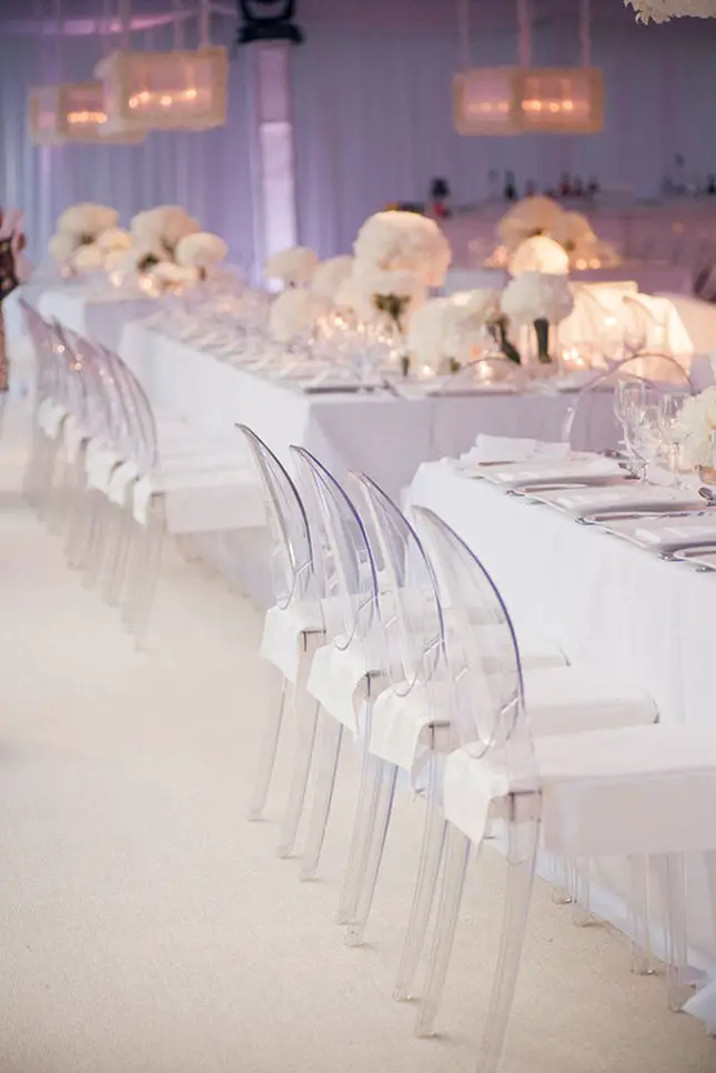  All White Wedding Decor  Belle The Magazine