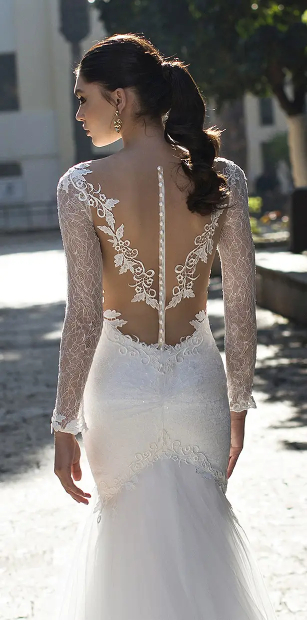 Sexy back Wedding Dress
