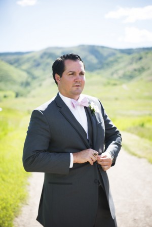 Groom in bow-tie - Two One Photography
