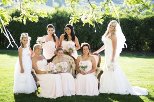 Blush Bridesmaid Dresses - Two One Photography