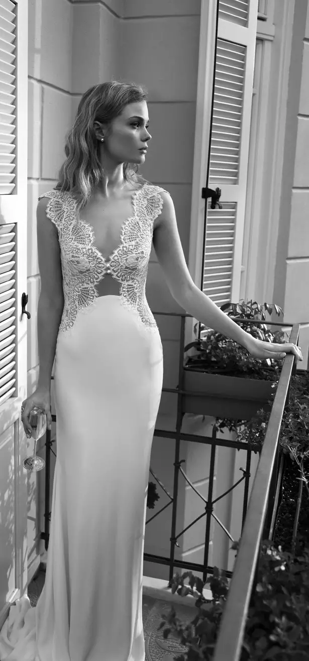 Lihi Hod 2015 Wedding Dress - Misty Rose