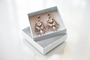 Bridal earrings - Will Pursell Photography