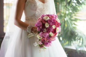 Pink wedding bouquet - Will Pursell Photography