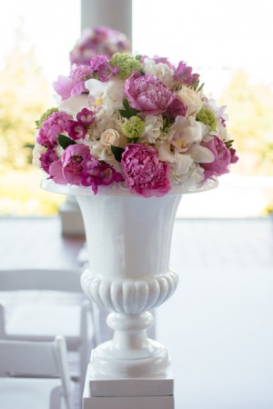 Wedding Ceremony flowers - Will Pursell Photography