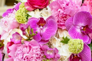 Pink wedding flowers - Will Pursell Photography