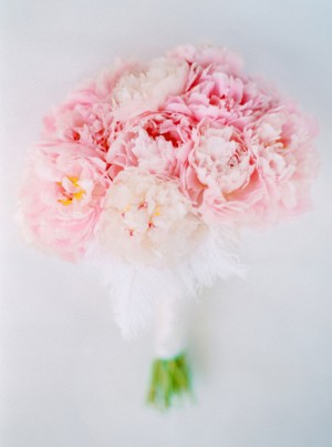 Pink Peonies Wedding Bouquet