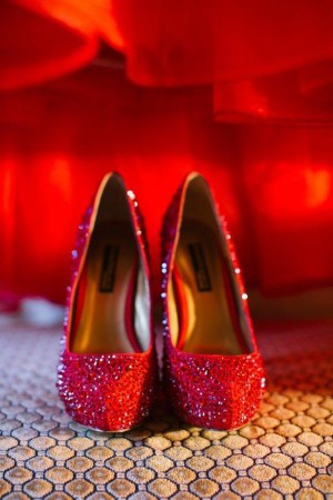 Red Wedding Shoes