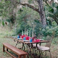Mexicana Drama Inspired Rustic Wedding Tablescape
