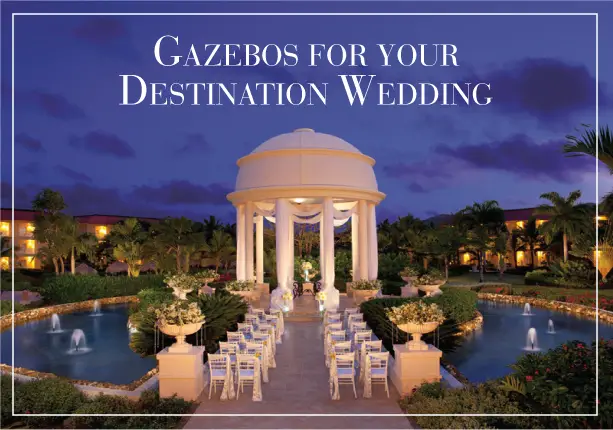 Pretty Gazebos For Your Destination Wedding Bridalpulse