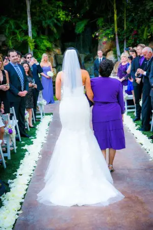 Walking down the aisle with mom