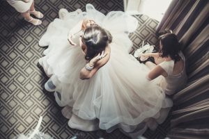 Blush Wedding Dress - Pabst Photography