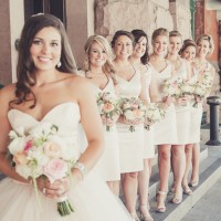 Neutral Bridesmaid Dresses ~ Pabst Photo