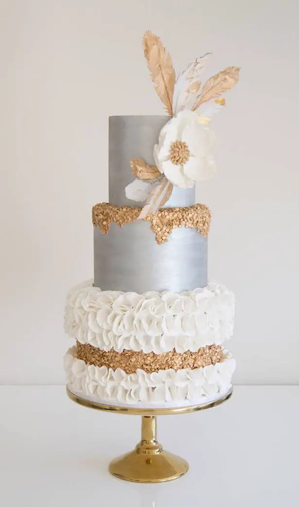 #WeddingTrends : Sequin Cake