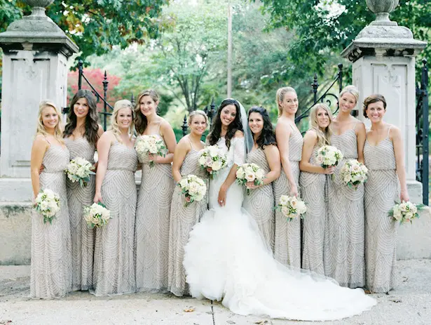 bridesmaid beaded dress