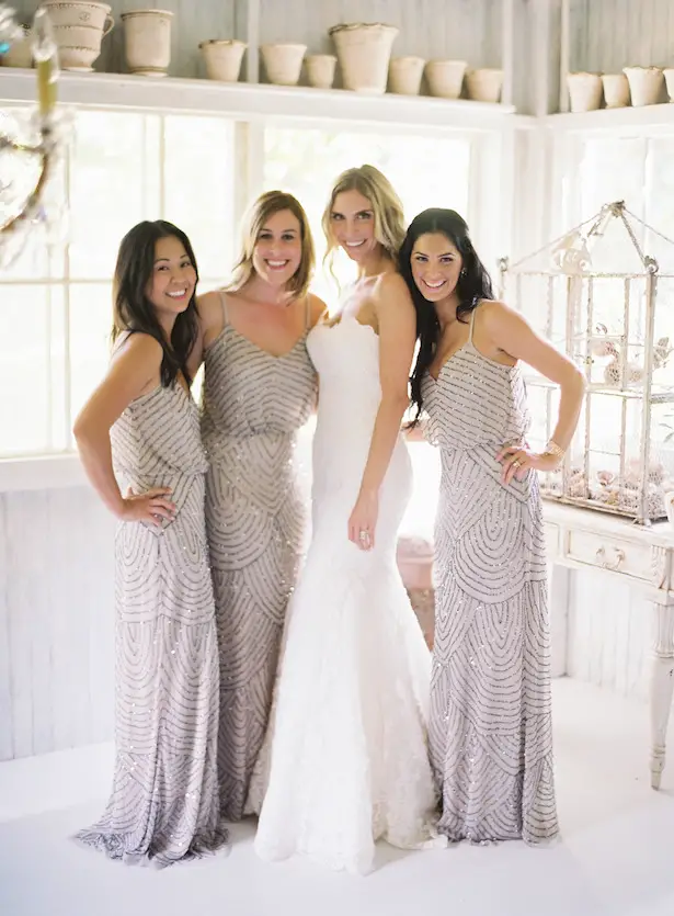 beaded bridesmaids dresses