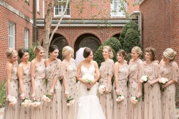 beaded bridesmaids dresses