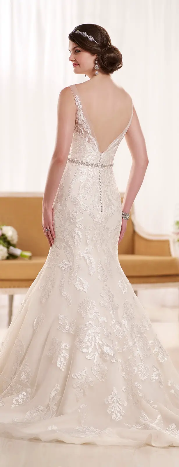 Wedding dress by Essense of Australia Spring 2016 Bridal Collection