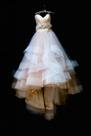 Blush Wedding Dress - Pabst Photography