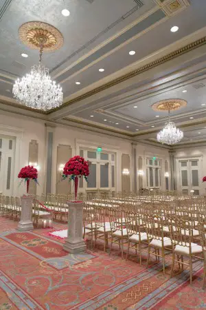 Glamorous Ballroom Wedding Ceremony
