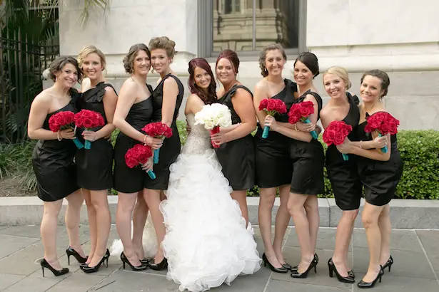 Black bridesmaid dresses - Arte De Vie Photography