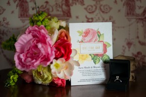 Floral Wedding Invites - Kirsten Smith Photography