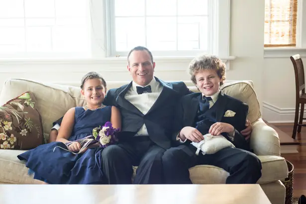 Groom and kids - Blueflash Photography