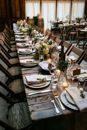 Long Wedding Table - Kelly Williams Photography