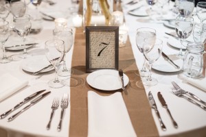 Table number - Ben Elsass Photography