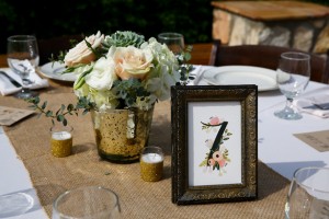 Table number - Hyde Park Photography