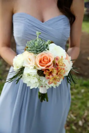 Wedding Bouquet with Succulent - Hyde Park Photography