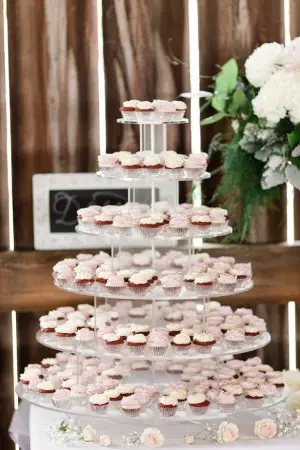 Wedding Cupcake Tower - Dan and Melissa Photography