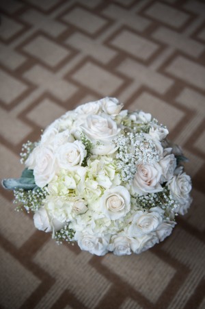 White Wedding Bouquet - Ben Elsass Photography