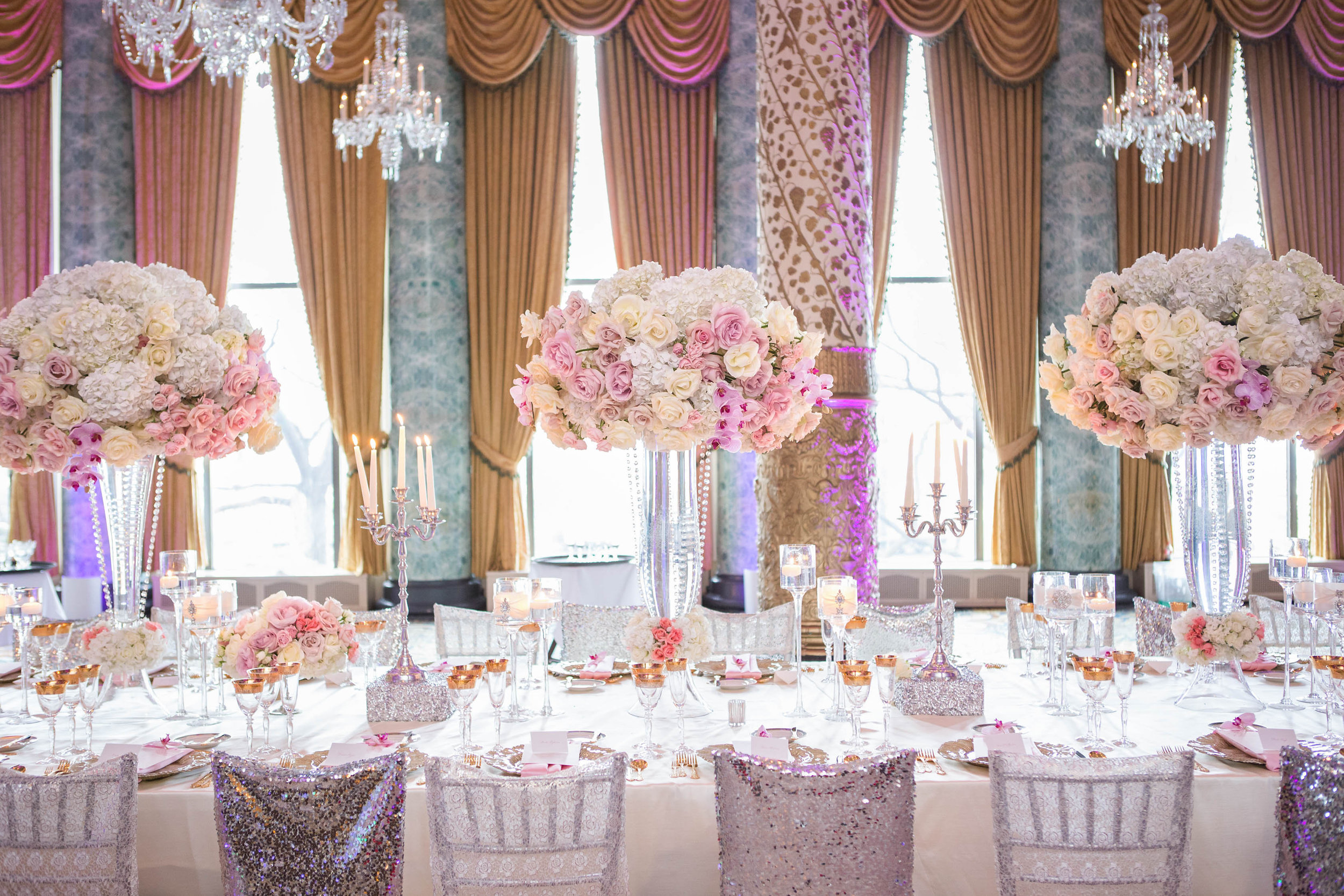 Wedding Ideas : Long Reception Tables - Belle The Magazine