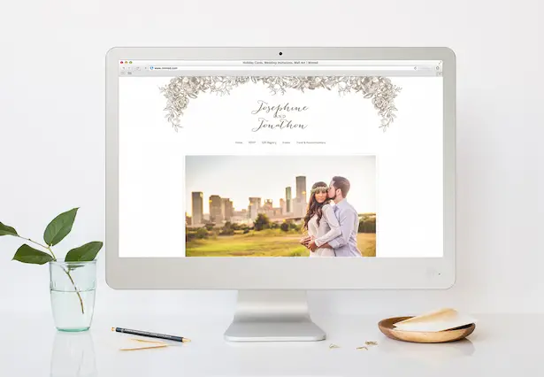 New Wedding Websites by Minted + $500 Giveaway
