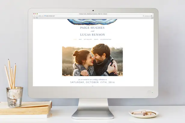 New Wedding Websites by Minted + $500 Giveaway