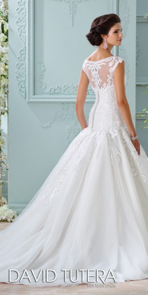 David Tutera for Mon Cheri Spring 2016 Wedding Dress