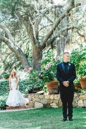 Wedding first look -Michael Anthony Photography