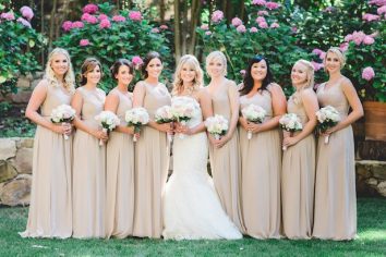 neutral bridesmaid dresses
