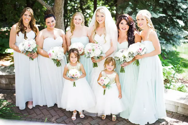 Mint #Bridesmaid Dresses - Caroline Ross Photography