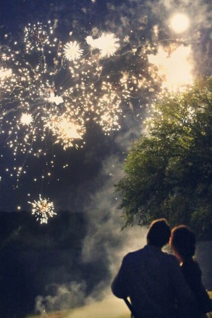 Wedding Fireworks - Kate Wenzel Photography