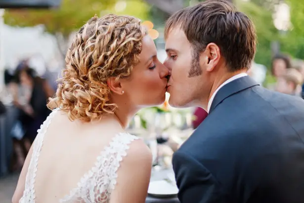 wedding kiss - CathyStancilPhotography